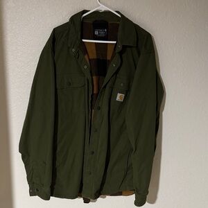 Carhartt Men's Dark Green Shirt Jacket
